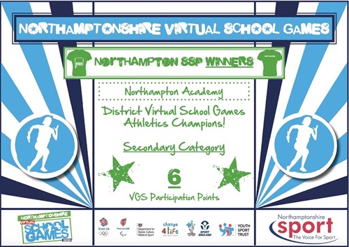 Virtual Athletics Winners