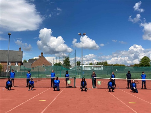 Year 10 Sports Leaders Team at Northampton Lawn Tennis Club