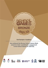 NA Receives School Games Bronze Mark Award