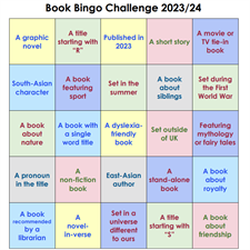 NA Book Bingo Challenge!