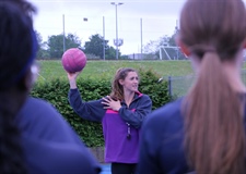 Netball Star Beth Cobden Inspires Elite Students in Exclusive Coaching Session