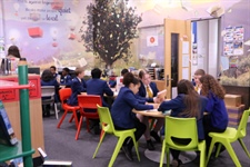 Year 7 Students in Interactive DEAR Time Library Lesson