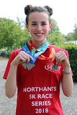 Champion Mia Runs to Victory in the Northants Sport 5K Series