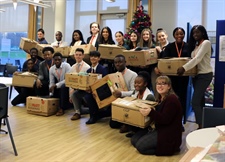 Big Hearted Students Visit The Hope Centre With Large Christmas Donation