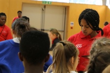 Sports Leaders Host Primary Sportshall Athletics Practice Day
