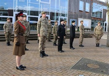 Academy Falls Silent For Remembrance