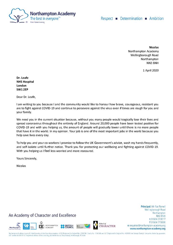 What Is A Thank You Letter from www.northampton-academy.org