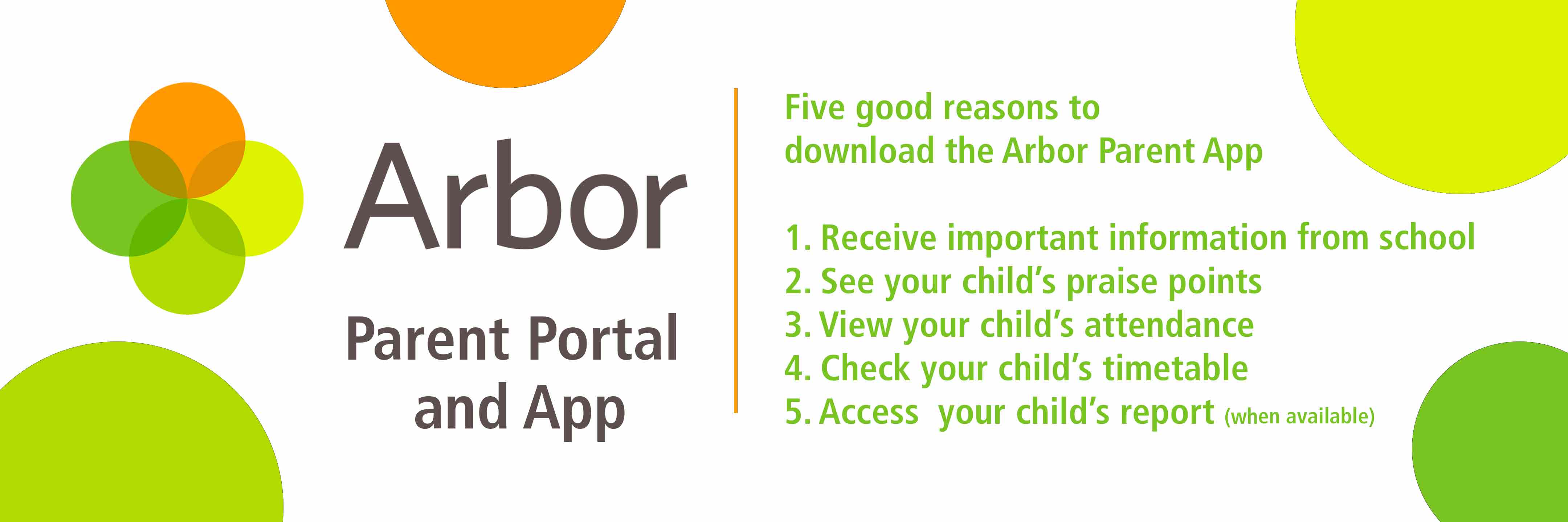 Using the Arbor Parent Portal
